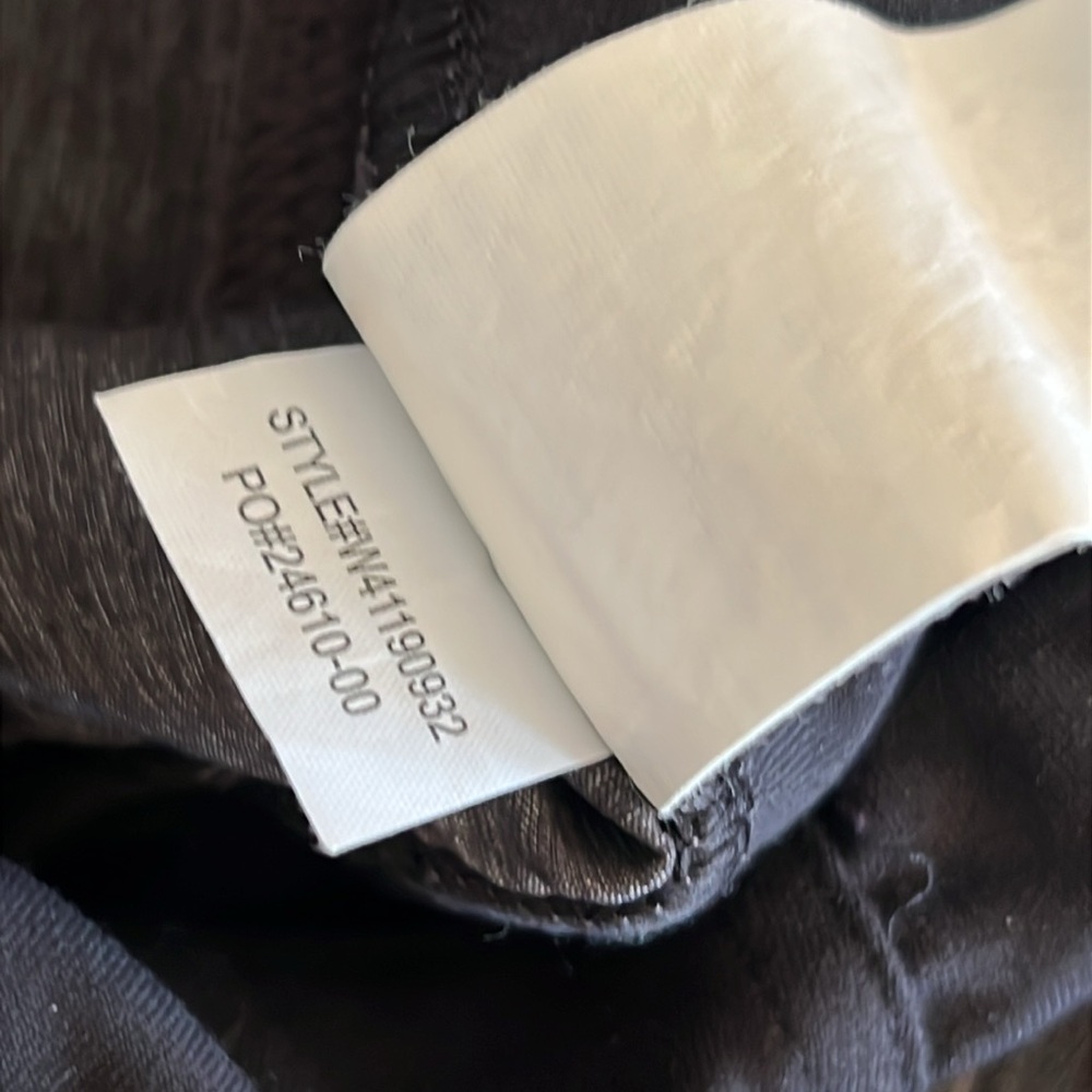 Prana Women's XS Summit Capri Crop Pants Charcoal Gray Space Dye Shirred Pockets - Picture 8 of 16